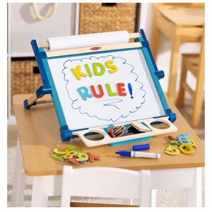 Melissa & Doug Blue Tabletop Easel with Accessories